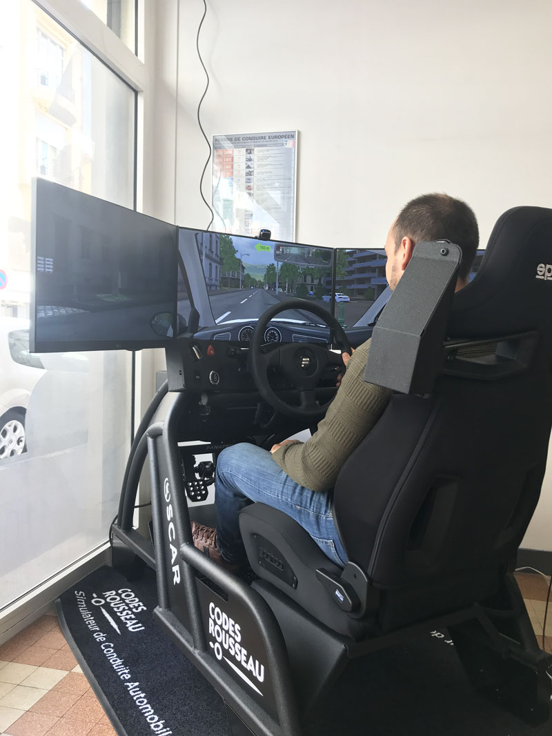 Simulateur de conduite pour vos premières heures Alpha Conduite